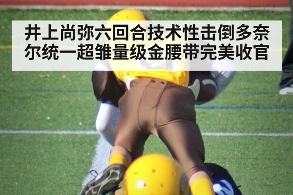 井上尚弥六回合技术性击倒多奈尔统一超雏量级金腰带完美收官